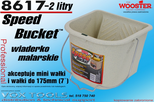 8617 wiaderko malarskie Speed Bucket - 2 litry