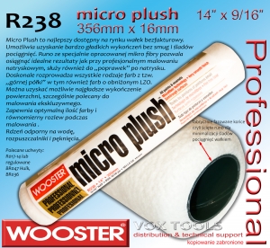 Micro Plush R238-14 356x14mm profesjonalny wałek z mikro fibry