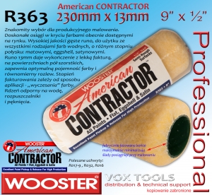 R363 American Contractor 230x13mm wałek malarski 9