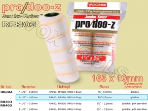 ProDoo-Z RR302-6.5 165x10mm (2szt.) mini rolka Jumbo Koter