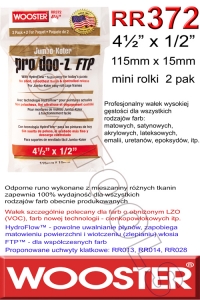 ProDoo-Z FTP RR382/RR372-4.5 115x15mm - nowa wersja mini rolka Jumbo Koter