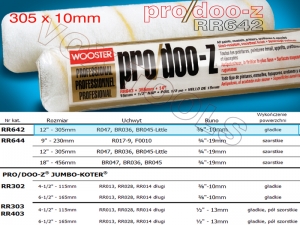 ProDoo-Z RR642-12 305x10mm (12x3/8) wałek malarski
