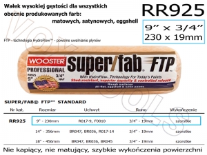SuperFAB FTP RR925-9 230x19mm (9x3/4)