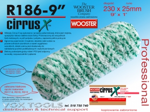 CIRRUS X R186-9  230x25mm wałek poliamidowy Wooster Brush CirrusX
