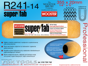 SuperFab R241-14 355x20mm wałek malarski