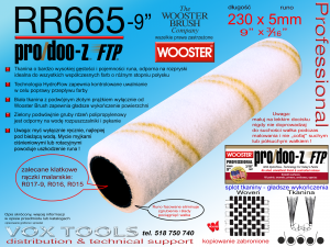 RR665-9 230x4.7mm Pro/Doo-Z FTP idealne rozwiązanie do farb epoksydowych
