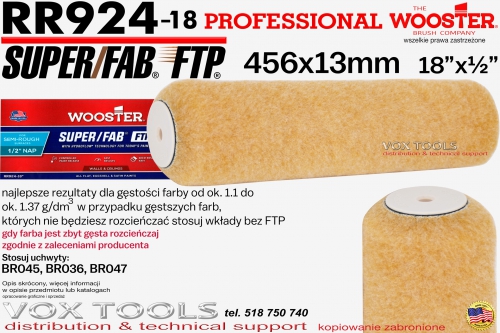 SuperFAB FTP RR924-18  456x13mm (18x1/2)
