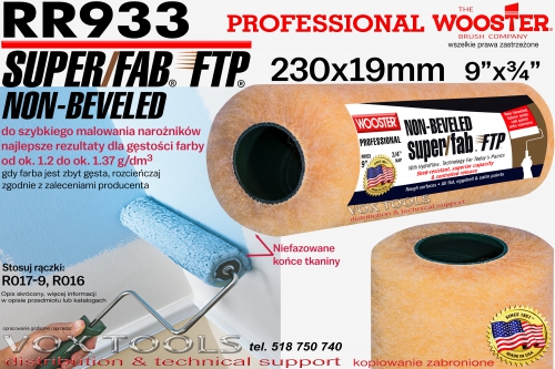 RR933 230x19mm SuperFab FTP niefazowany do szybkiego malowania narożników